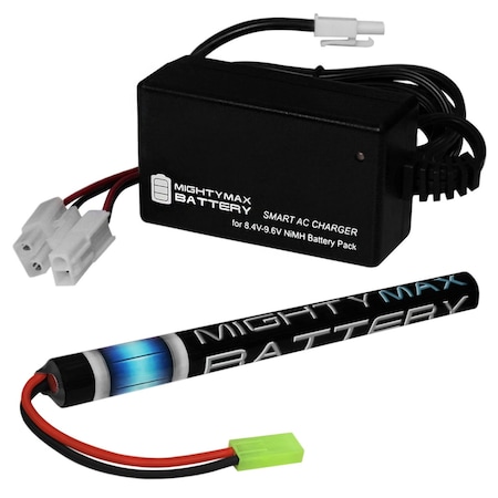 8.4V 1600mAh REPLACES 440FPS CYMA SVD DMR AIRSOFT SNIPER CM057A With CHARGER